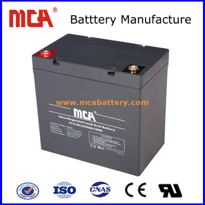 Batterie AGM AGM AGM de plomb 12V 50Ah