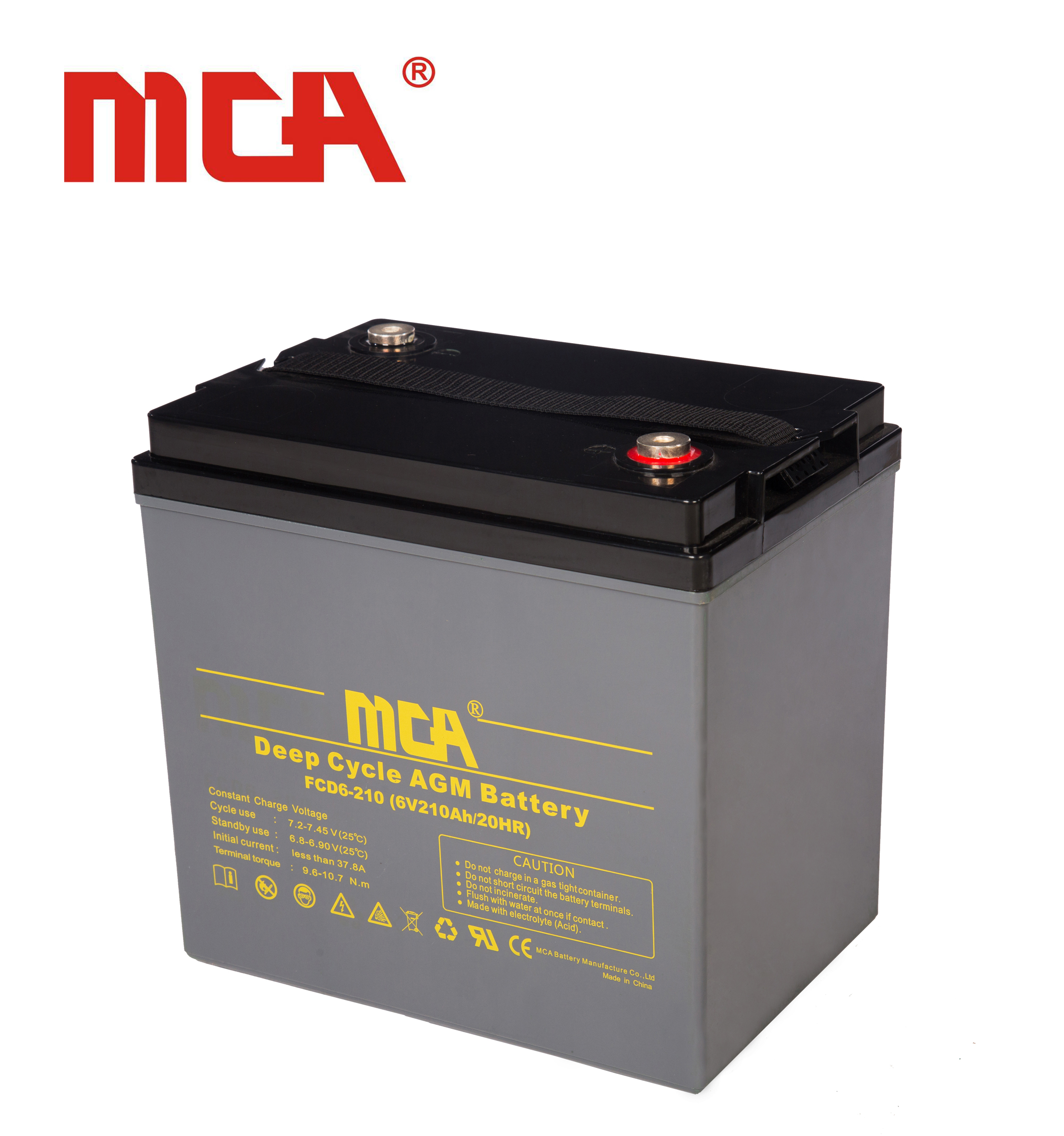Batterie solaire de la grille 6 Volt pour téléphone de Chine Fabricant -  MCA Battery Manufacture Co., Ltd